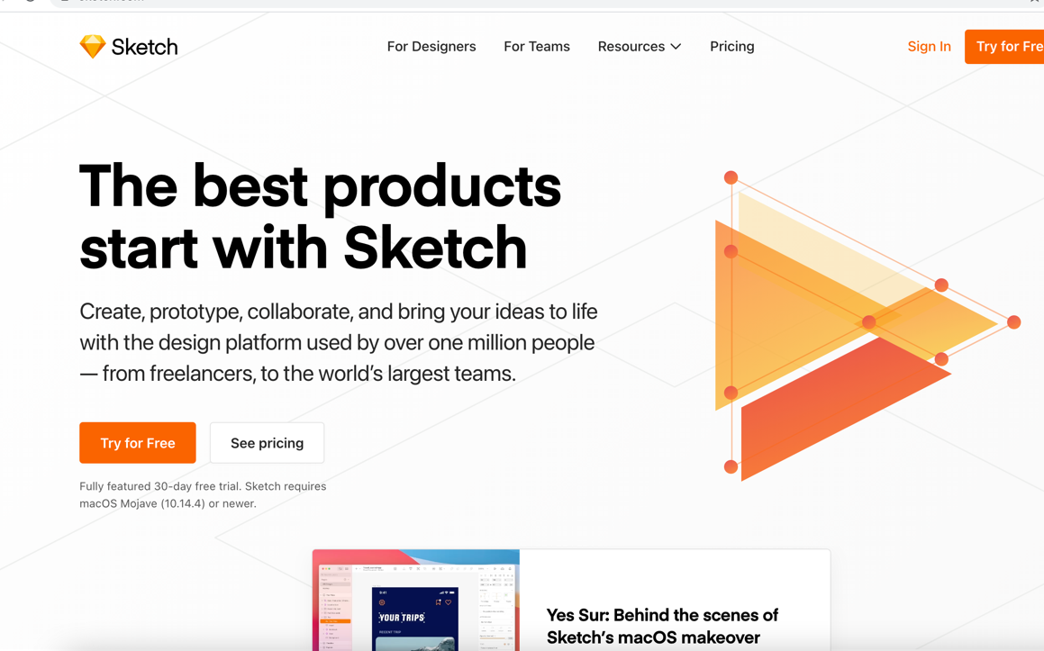 sketch graphic design software